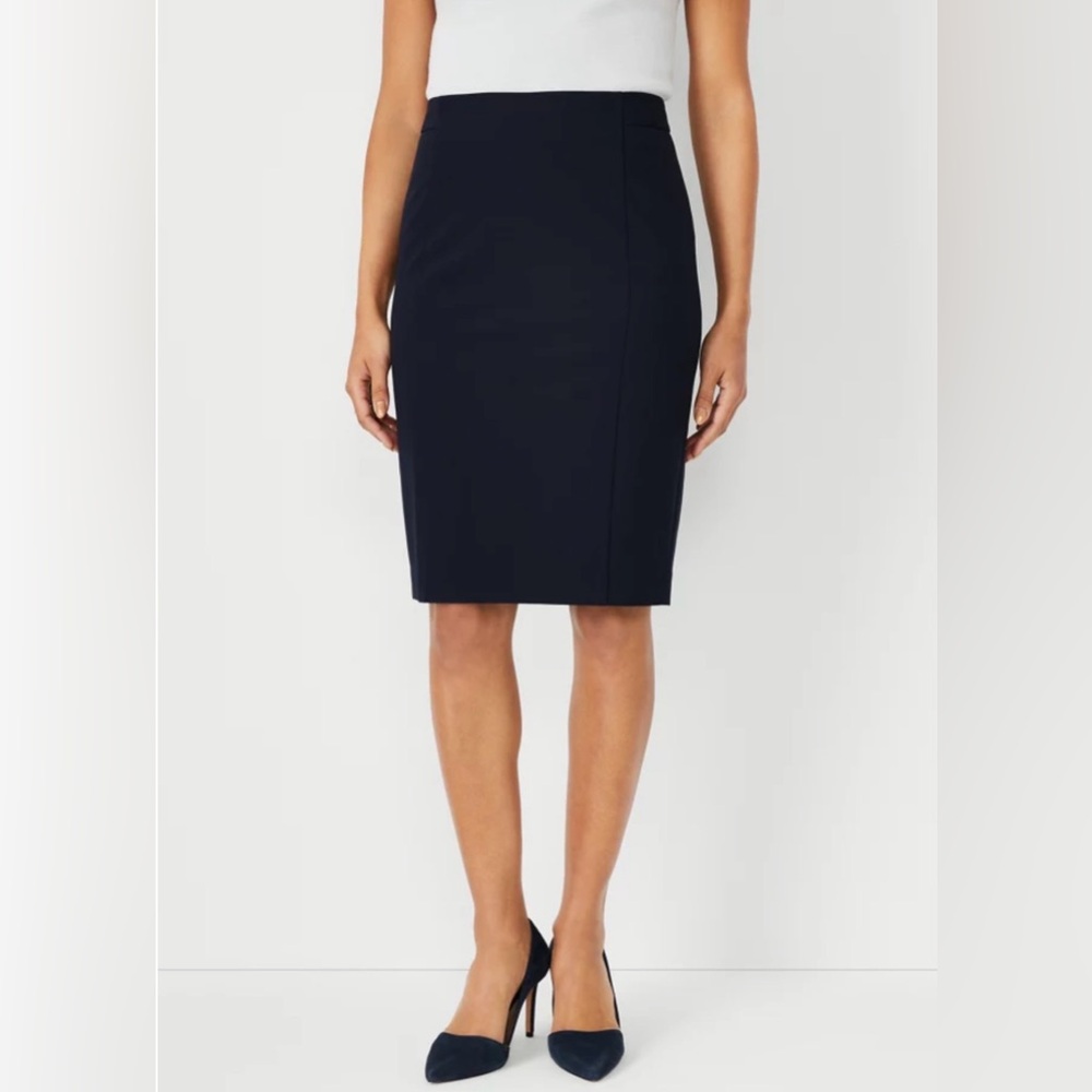 Kevan Hall Black Pencil Skirt